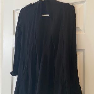 White House Black Market Black Cardigan